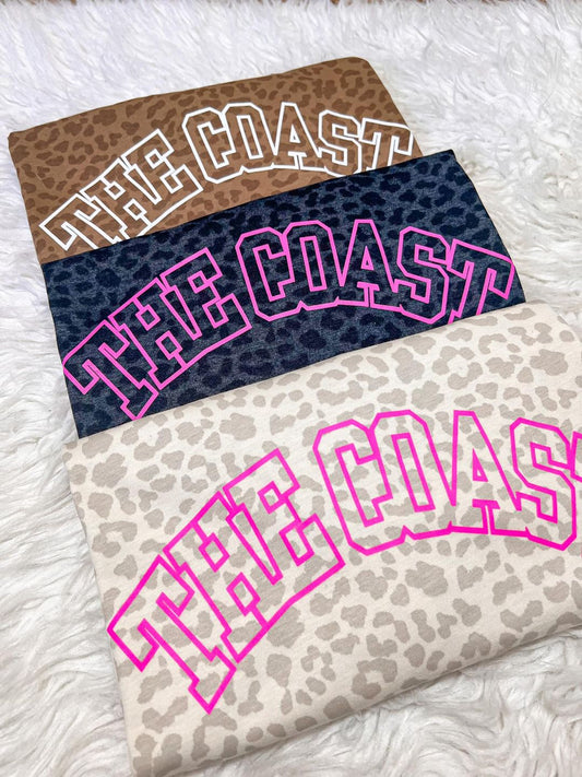 1 LEOPARD COAST TEE