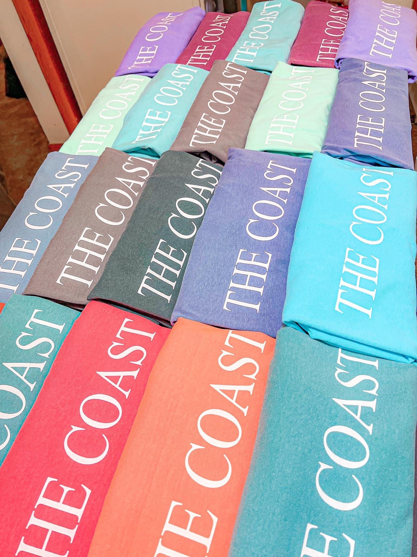 THE COAST comfort color tee