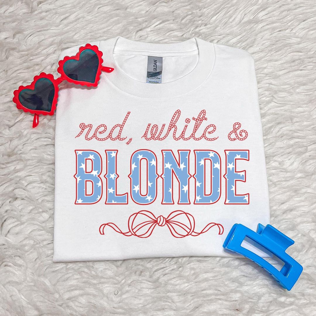 red white blonde