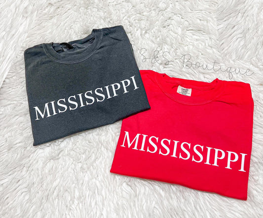 MISSISSIPPI comfort color