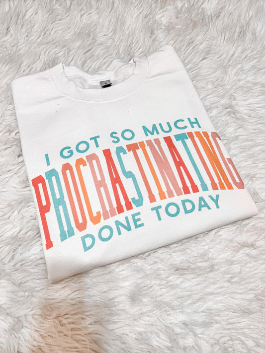 Procrastination tee