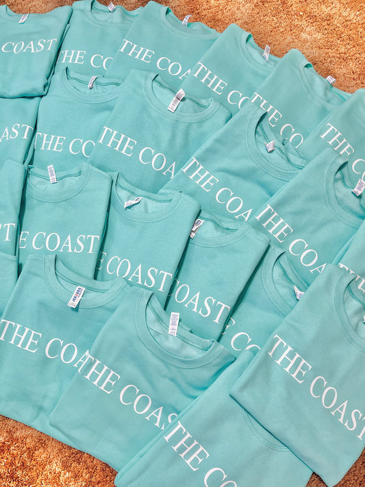 Teal The Coast sweatshirt