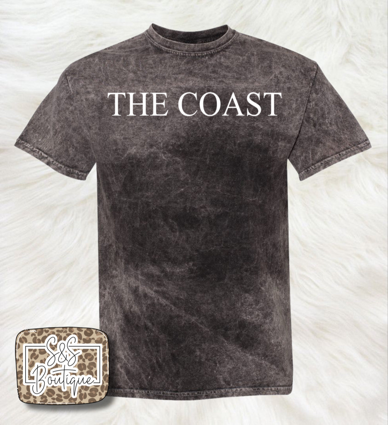 Dark gray acid wash The Coast