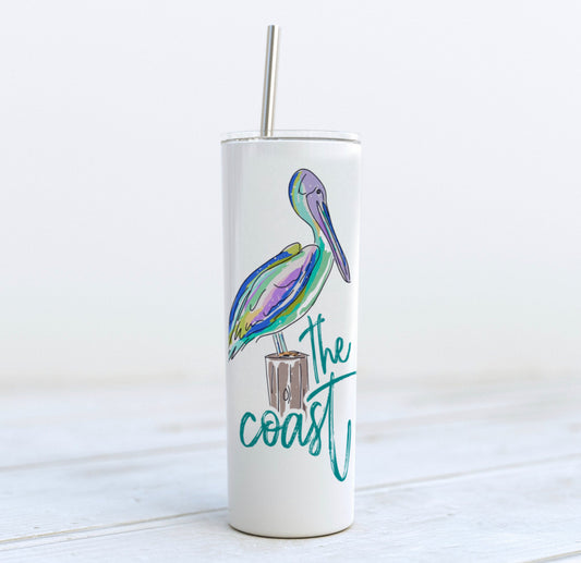 The coast pelican tumbler BLUE